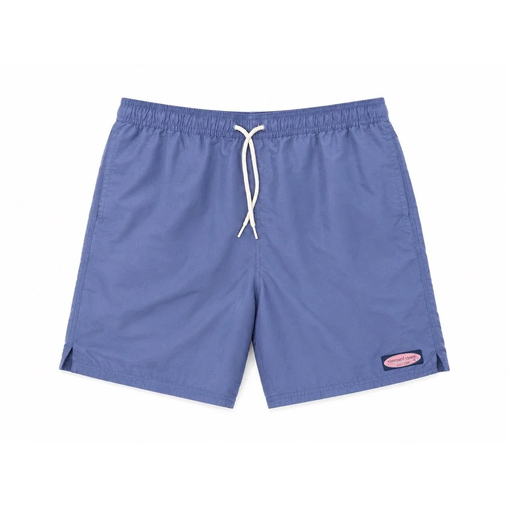Vineyard Vines Boys Blue Chappy Swim Trunks Mesh Lined Logo Shorts Large 16
